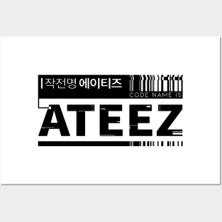 Ateez Code Posters and Art